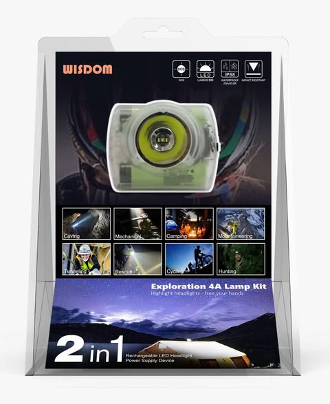 Wisdom Cap Lamp 4A Complete Set