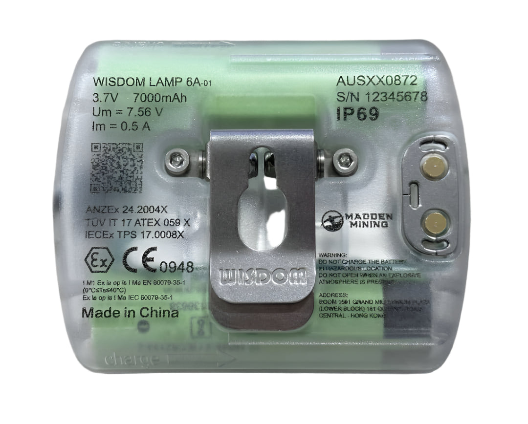Wisdom 6A Cordless Cap Lamp