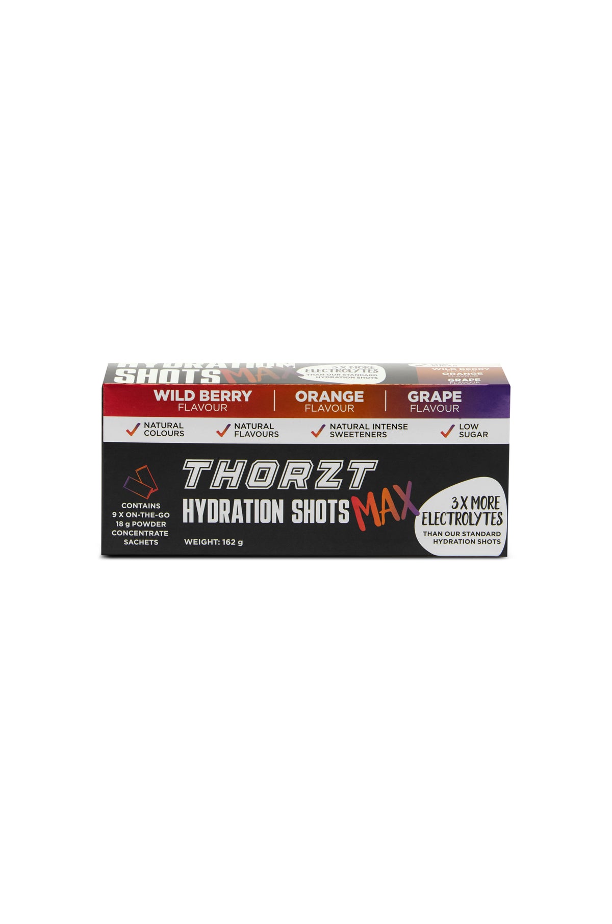 THORZT High Electrolyte Low Sugar Hydration Shot Max Powders - Mixed Mixed Flavours