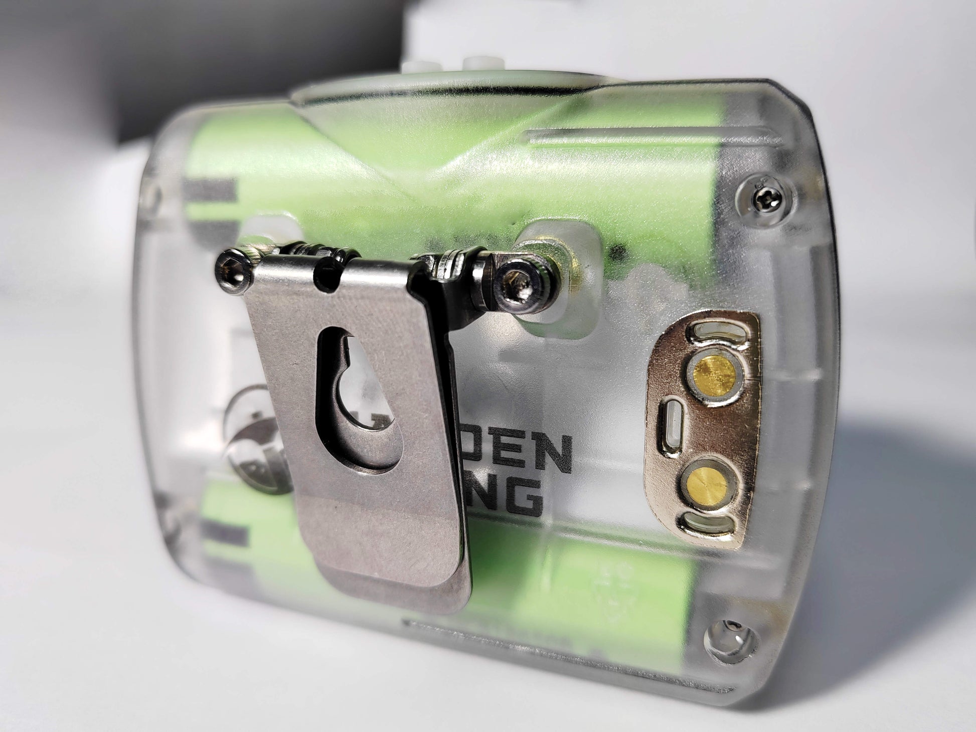 Cordless Mining Cap Lamp 13,000 LUX OLED Screen