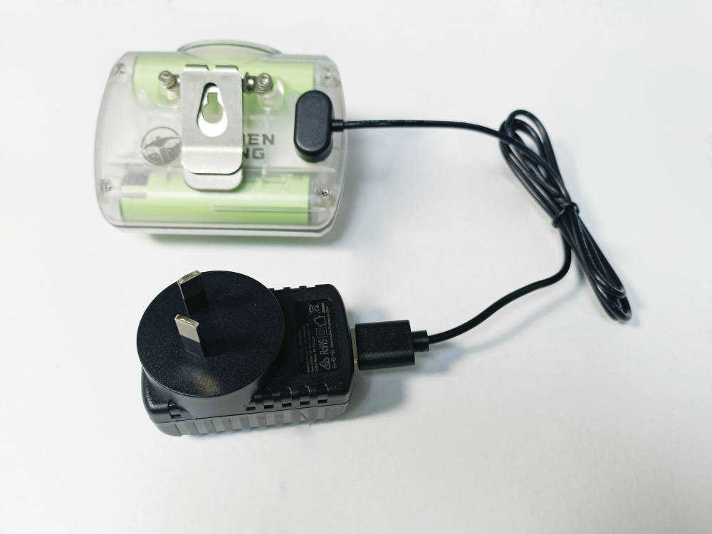 Cordless Mining Cap Lamp 13,000 LUX OLED Screen