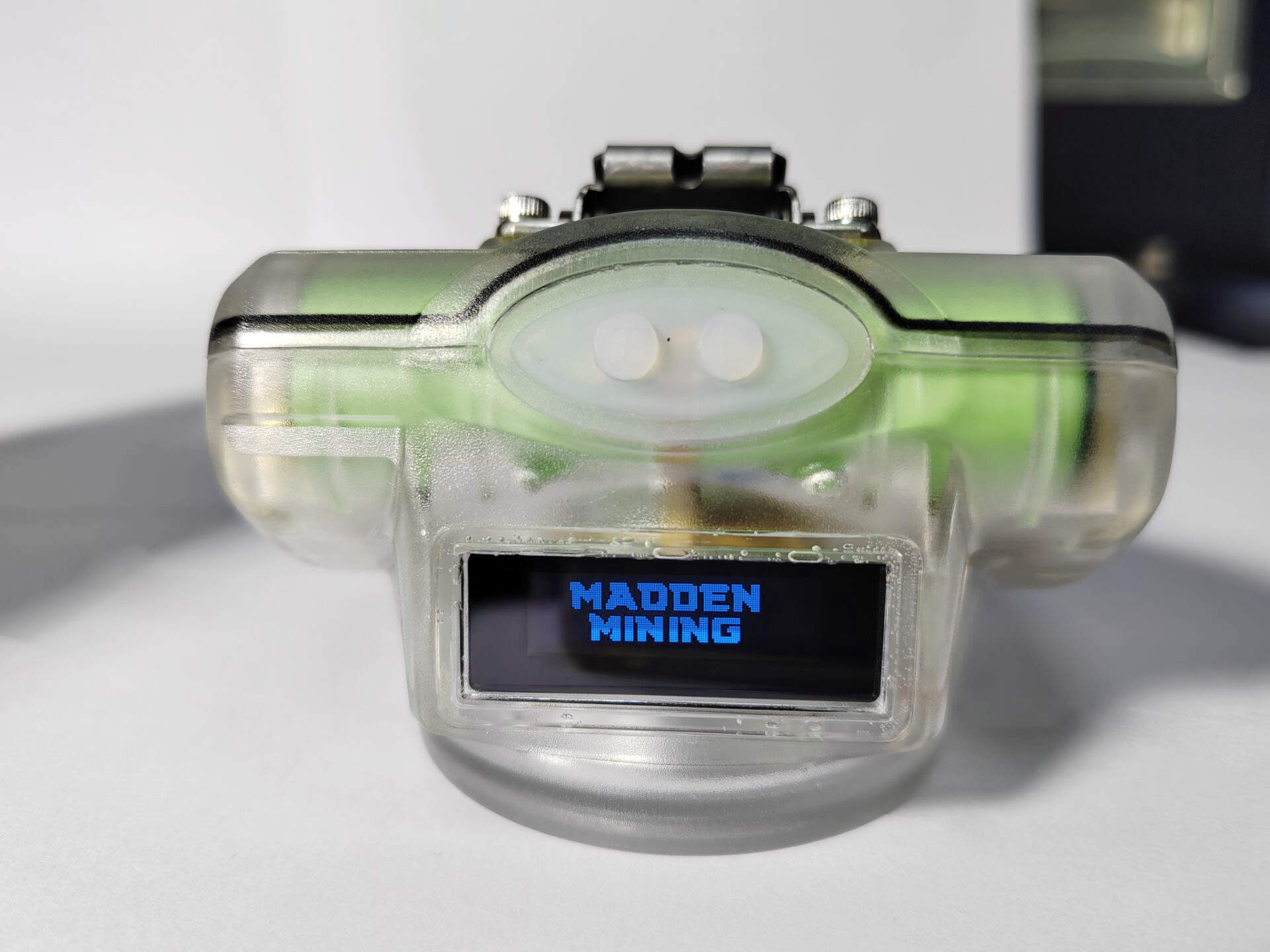 Cordless Mining Cap Lamp 13,000 LUX OLED Screen