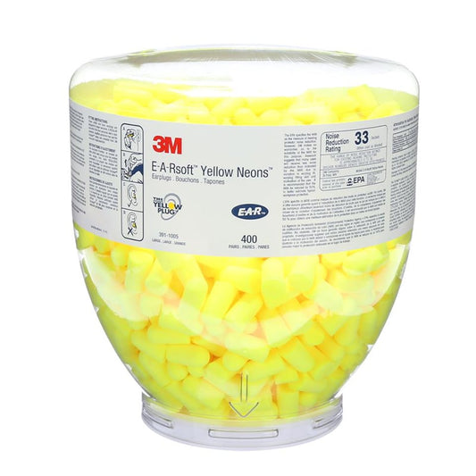 3M NEON EARPLUGS DISPENSER REFILL 400  PR 391-1005