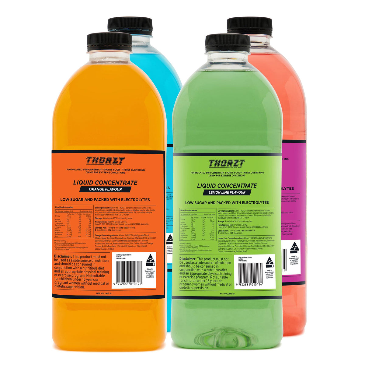 THORZT Liquid Concentrates - Mixed Flavours Mixed Flavours 