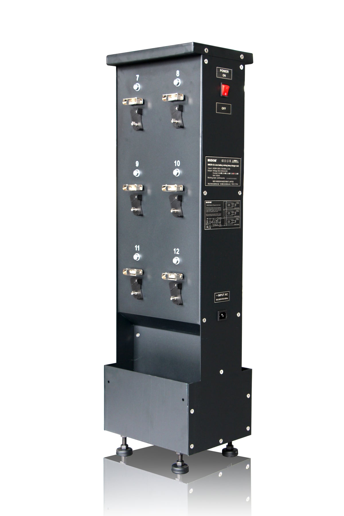 Light Current Rack Standard NWCR-12A Corded Lamp Charging Rack