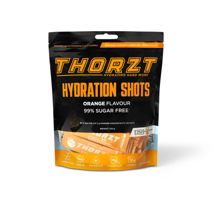 THORZT 99% Sugar Free Hydrations Shots Orange 