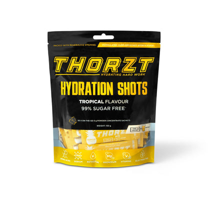 THORZT 99% Sugar Free Hydrations Shots Tropical 