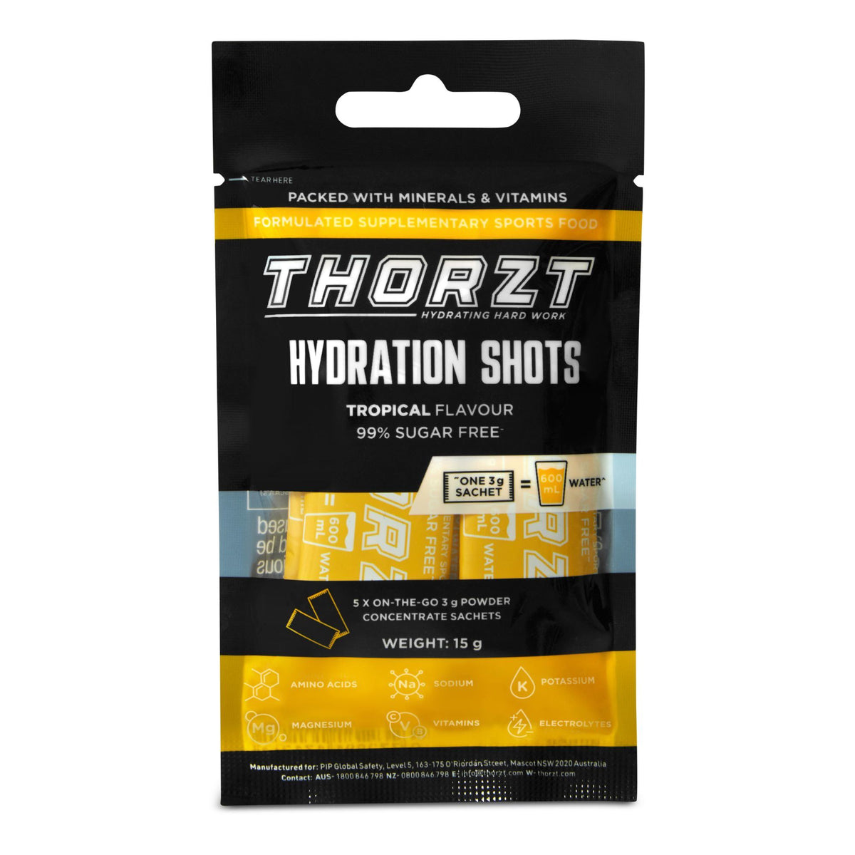 THORZT 99% Sugar Free Vend Ready Solo Shot Tropical 