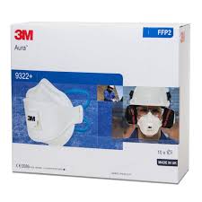 3M™ Particulate Respirator 9322A+ P2 (Box of 10 Masks)