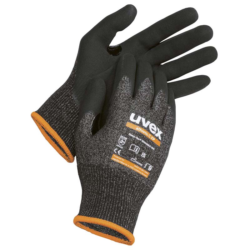 Uvex Athletic C XP 60037 Cut Resistant Safety Gloves (Cut Level C) (Min Qty 10)